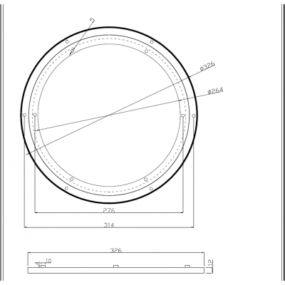 13 inches aluminum de susan paresseuse